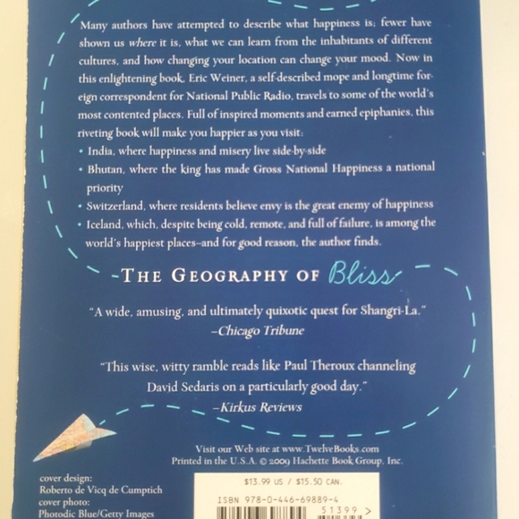 🌟Book- The geography of BLISS 🌟 - Picture 2 of 2
